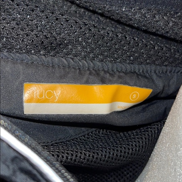 Lucy Brand Black & White Reflective Track Jacket - Picture 9 of 10